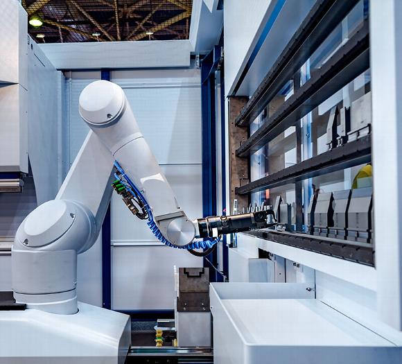 cobot on production line